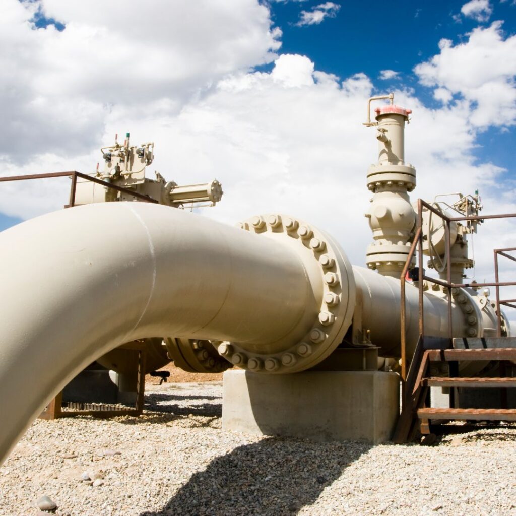 Natural gas pipe
