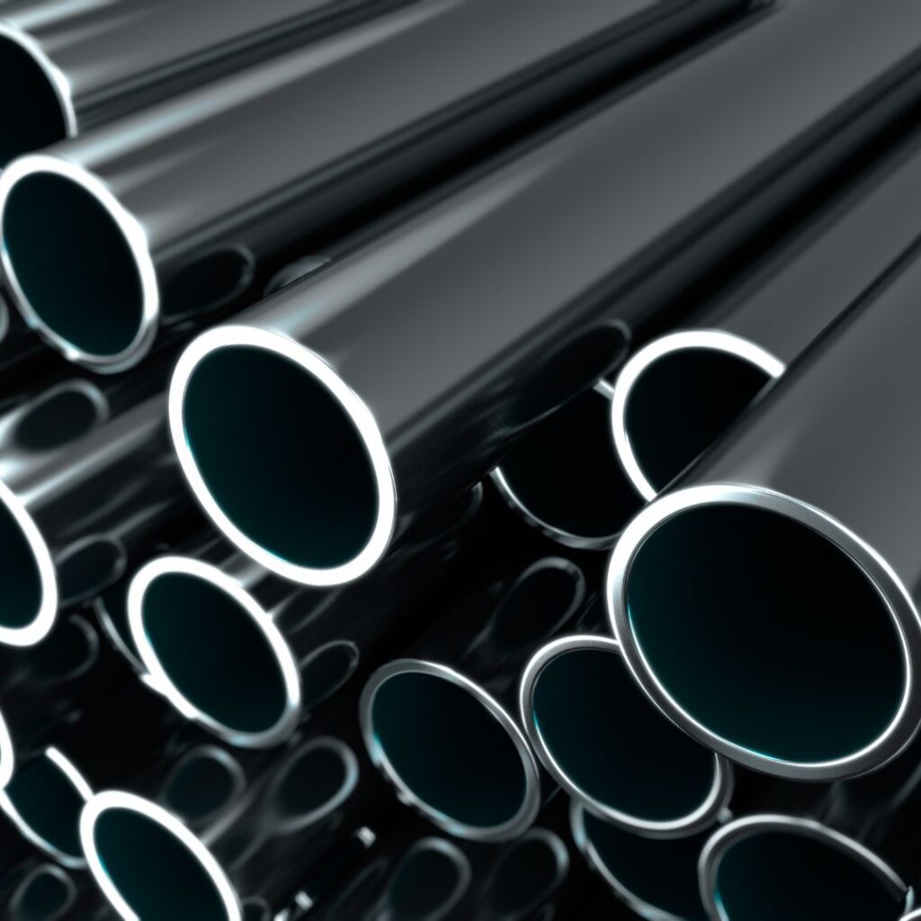 pipes stacked together