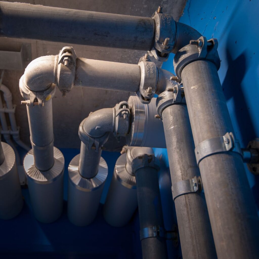 installed pipes